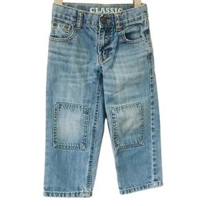Gymboree Classic Cotton Denim Blue Pants 3. Made in Bangladesh.